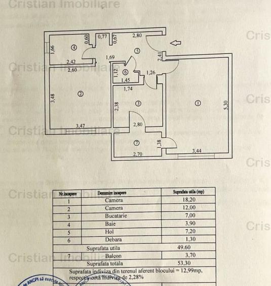 Apartament cu 2 camere decomandat în Independenței
