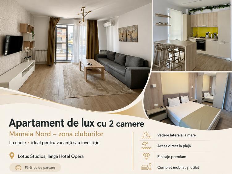 Apartament cu 2 camere decomandat, mobilat în Nord