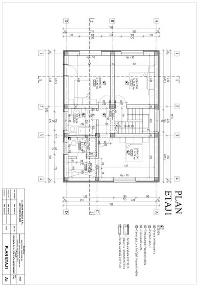 Casă individuală cu 4 camere cu Teren 535 Mp în Gulia