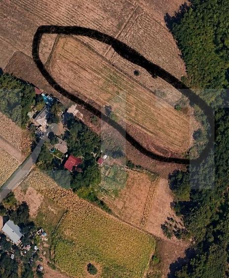 Teren Construcții intravilan de 1800 mp, în Curtești