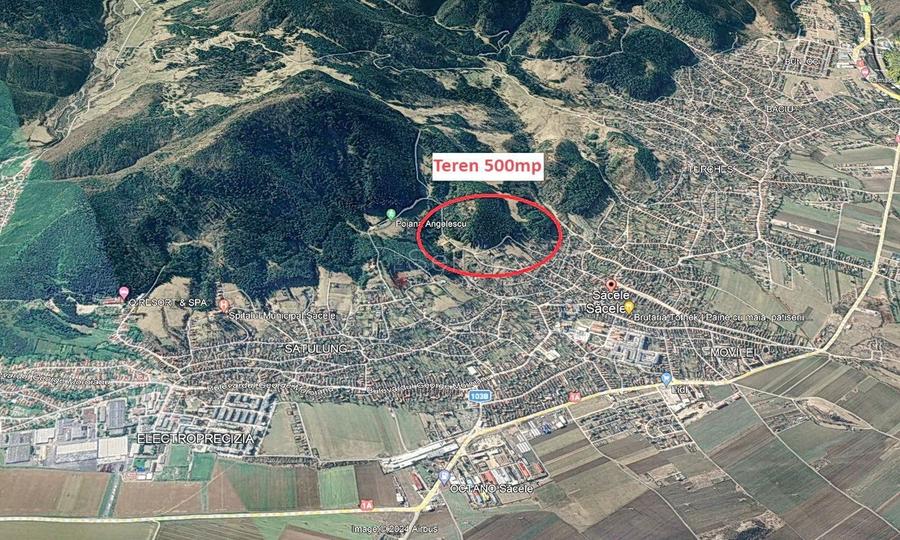 Teren Construcții intravilan de 500 mp, în Central