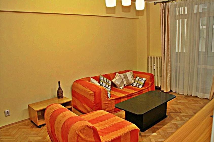 Apartament cu 2 camere semidecomandat, mobilat în Dorobanți