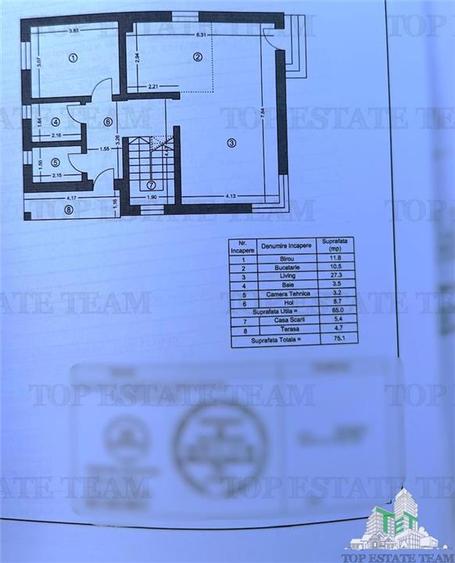 Casă individuală cu 5 camere cu Teren 500 Mp în Ciorogârla