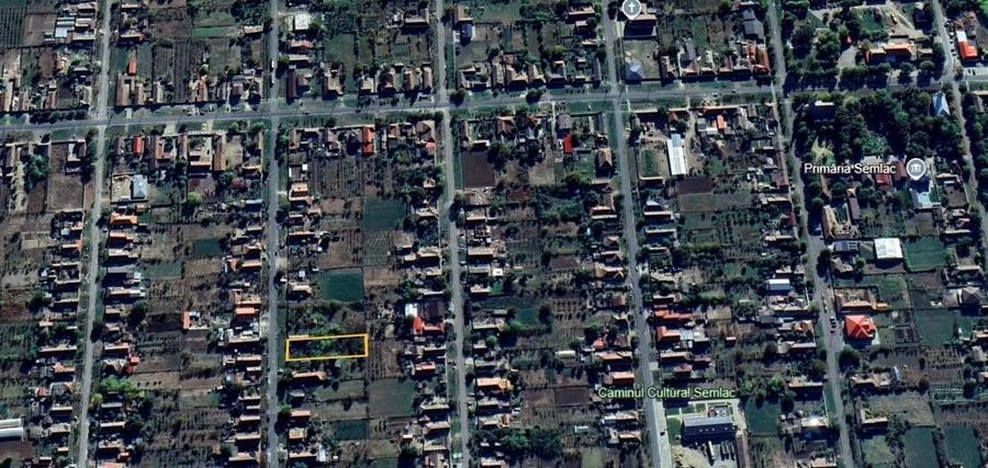 Teren Construcții intravilan de 1344 mp, în Semlac