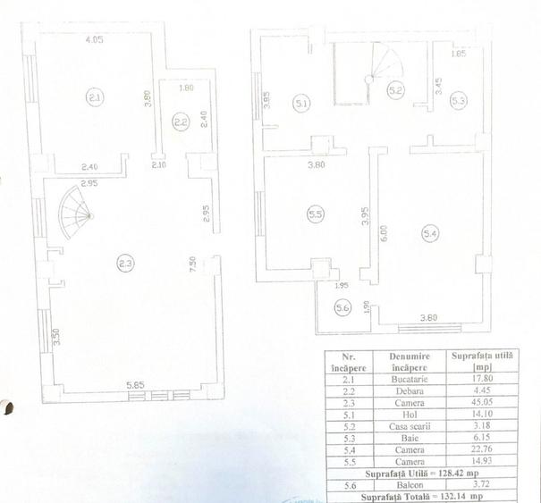 Apartament cu 3 camere în Sud