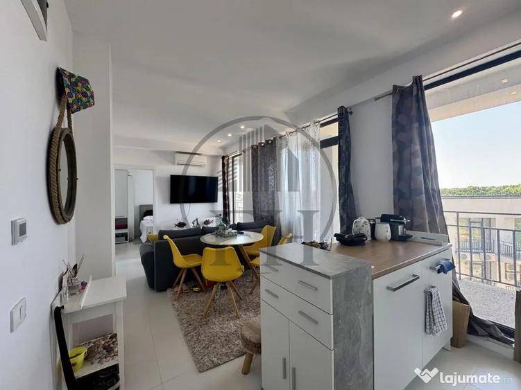 Apartament cu 2 camere semidecomandat, mobilat în Central