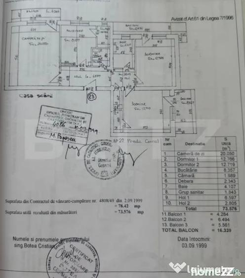 Apartament cu 3 camere decomandat în Craiovița Nouă