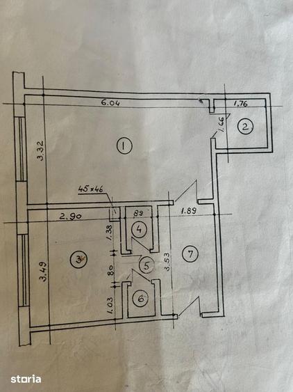 Apartament cu 2 camere decomandat, mobilat în Păcurari