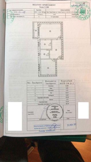 Apartament cu 2 camere decomandat în Central