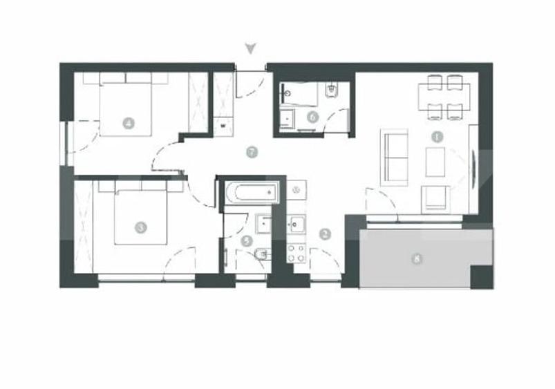 Apartament premium în centrul Timișoarei, la câțiva pași de Bega- 3 camere - 9
