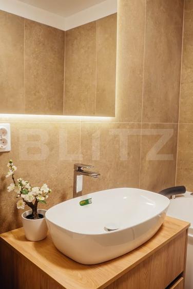 Apartament cu 2 camere semidecomandat, mobilat în Între Lacuri