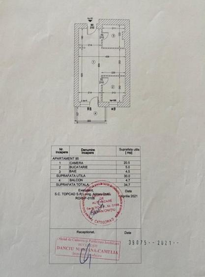 Garsonieră semidecomandată, mobilată în Ozana