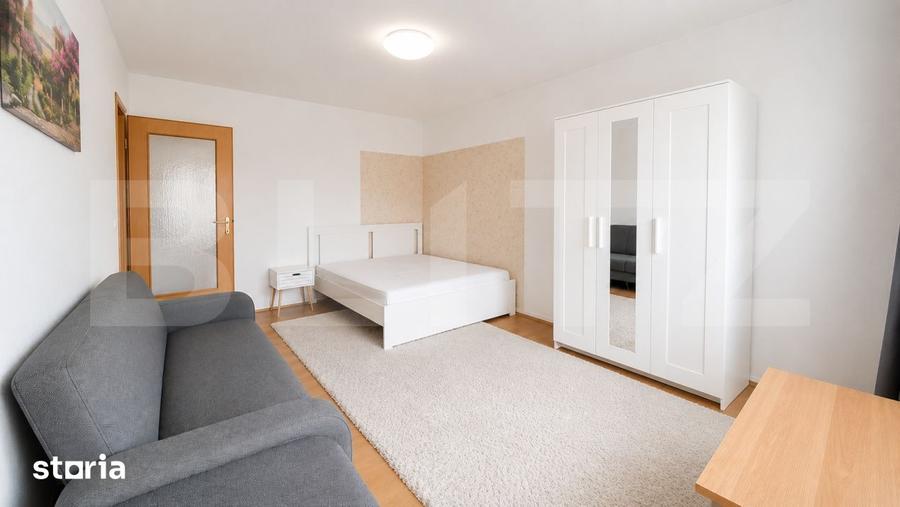 Apartament cu 2 camere decomandat, mobilat în Europa