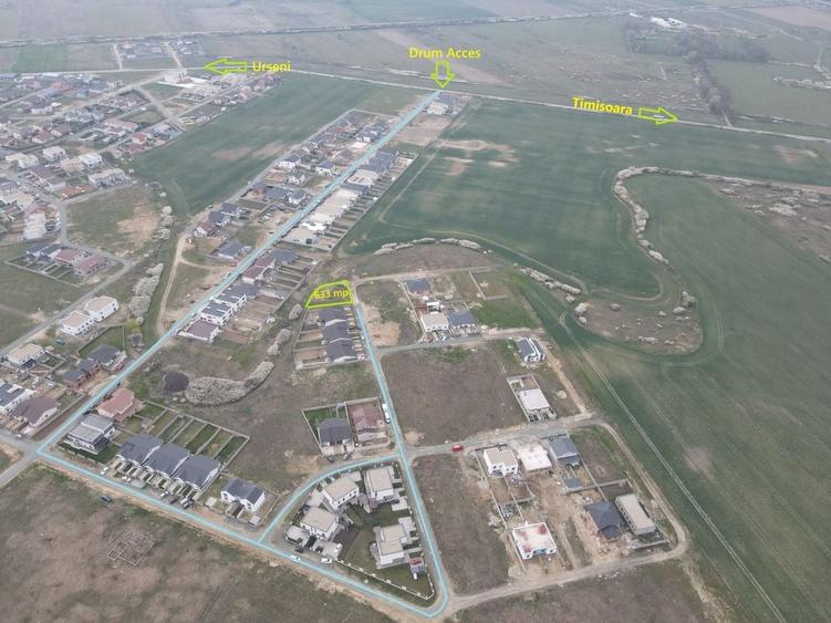 Teren Construcții intravilan de 633 mp, în Moșnița Nouă
