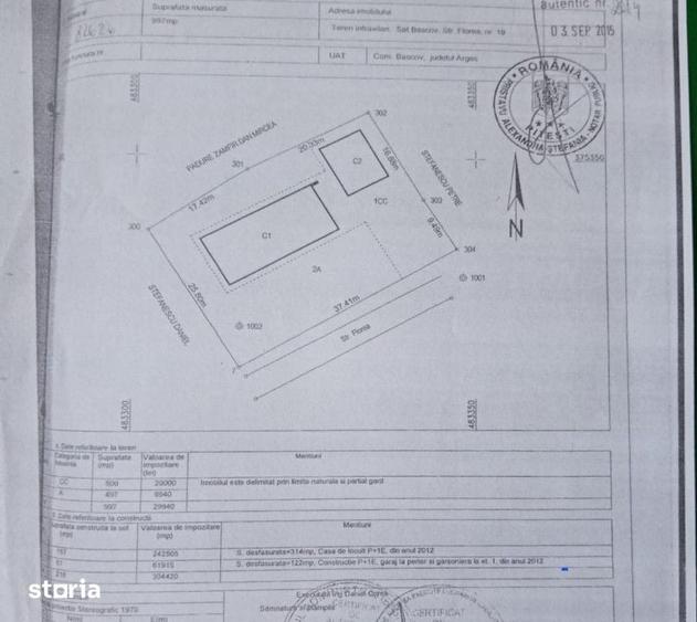 Casă cu 5 camere cu Teren 997 Mp în Bascov