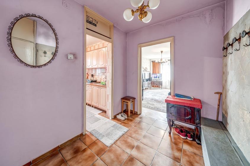 **Apartament cu 3 camere | 64,2 mp utili | 2 băi | Bloc 1985 | Etaj 7/8 | Sector - 11