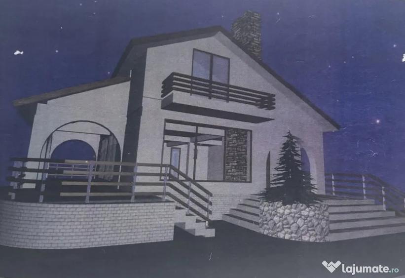 Casă cu 3 camere cu Teren 924 Mp în Podari