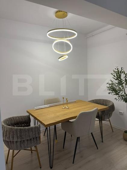 Apartament cu 2 camere semidecomandat, mobilat în Florești