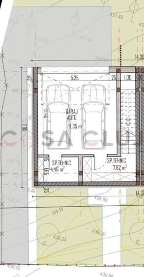 Duplex cu 4 camere cu Canalizare în Andrei Mureșanu