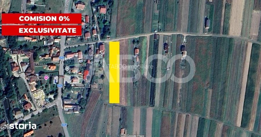 Oportunitate investitie Teren de vanzare 2021 mp Gura Raului Sibiu