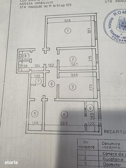 Apartament cu 3 camere decomandat în Exterior Vest