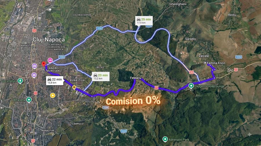 Teren Construcții intravilan de 919 mp, în Vâlcele