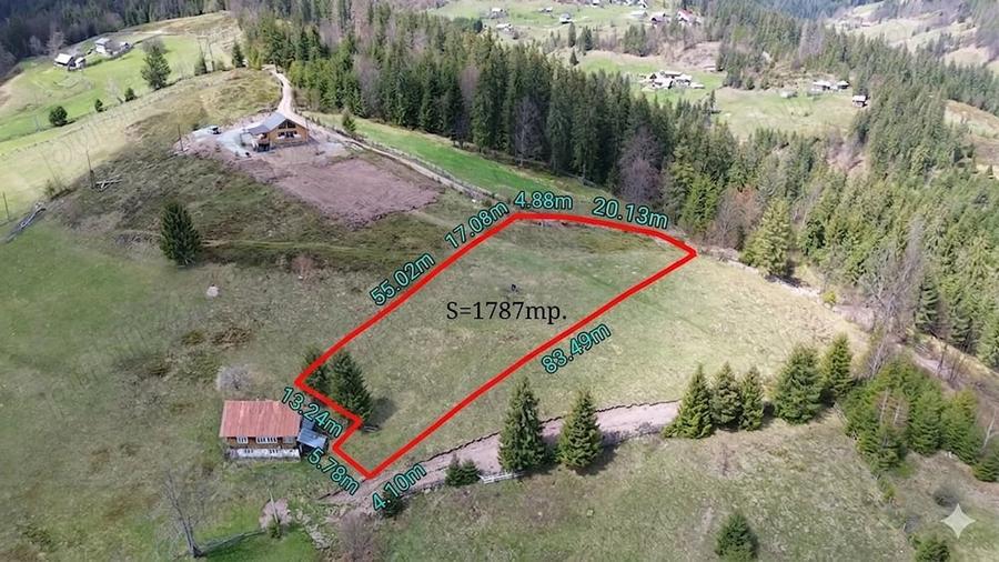 Teren de 1787 mp, în Galbena