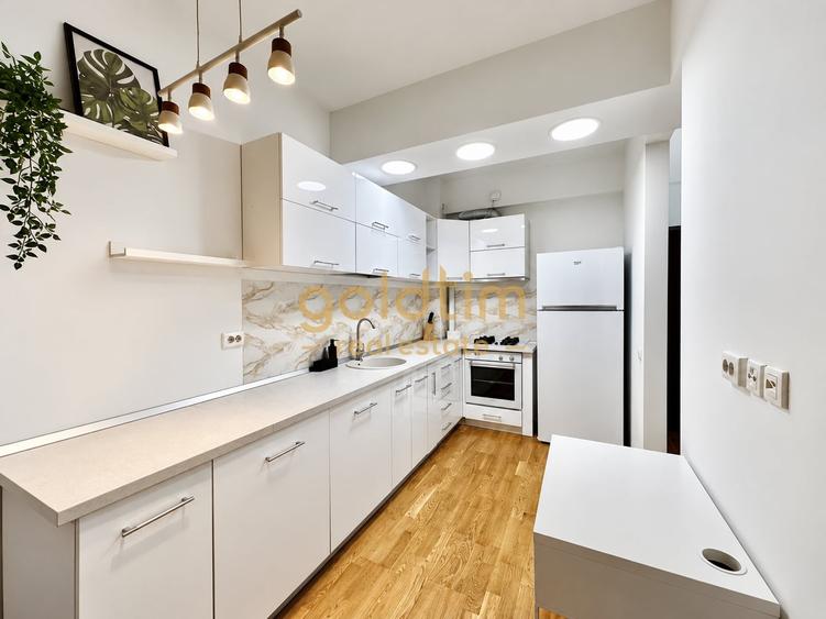 Apartament cu 3 camere semidecomandat, mobilat în Pipera