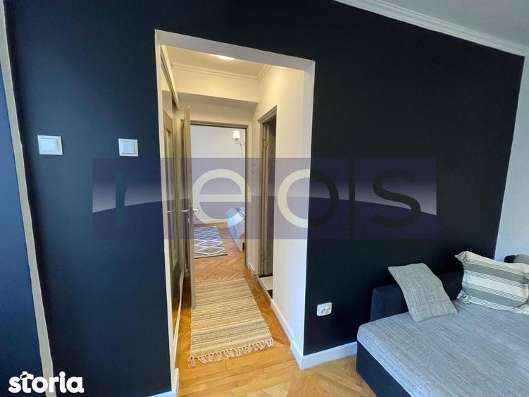 Apartament cu 2 camere semidecomandat, mobilat în Romană