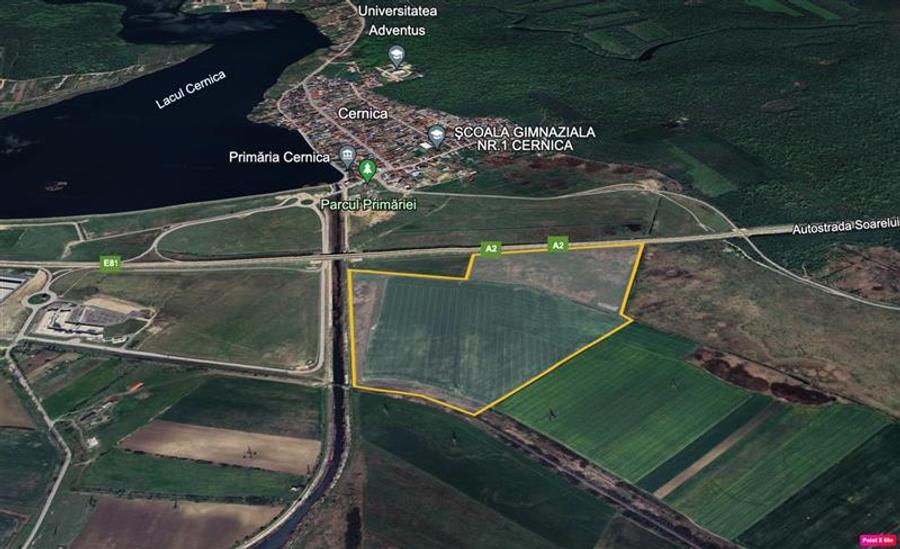 Teren Construcții intravilan de 394500 mp, în Cernica