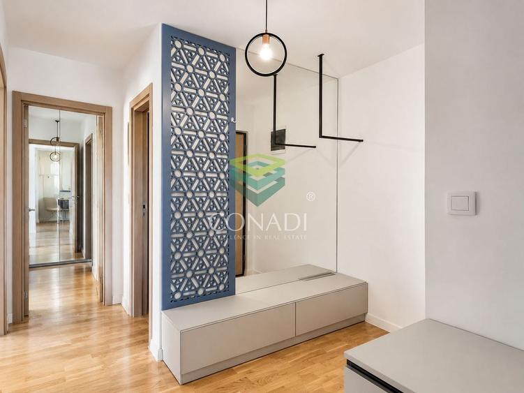 Apartament cu 3 camere semidecomandat, mobilat în Domenii