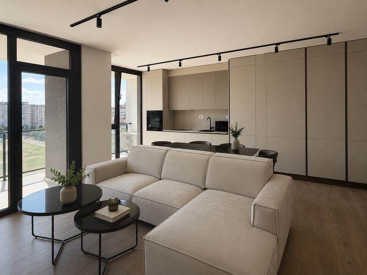 Apartament cu 2 camere decomandat în Ultracentral