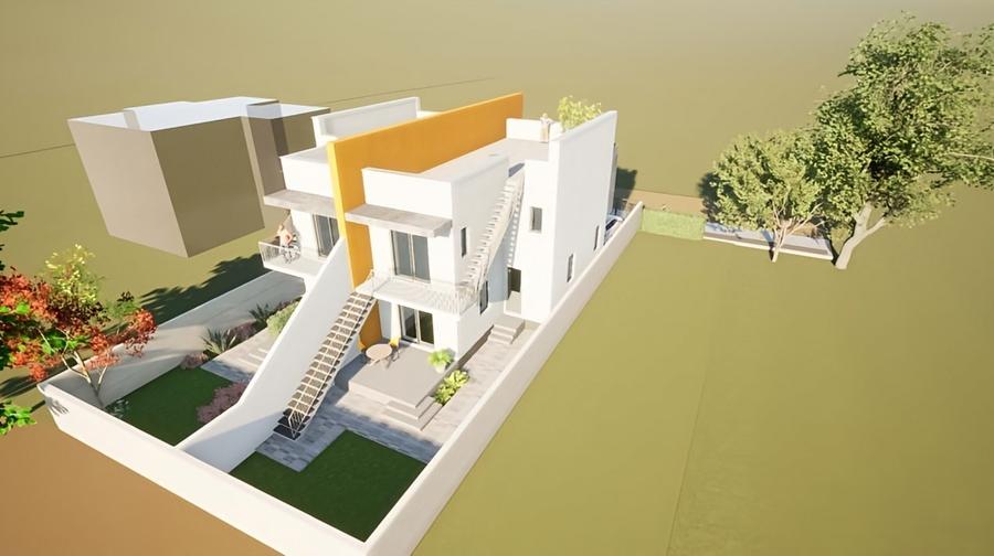 Duplex cu 4 camere cu Canalizare în Nord