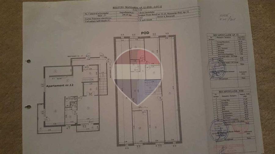 Apartament cu 6 camere semidecomandat, mobilat în Apărătorii Patriei