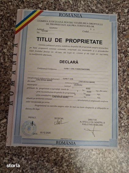 Vand Teren Agricol Comuna Crevedia Mare - 1