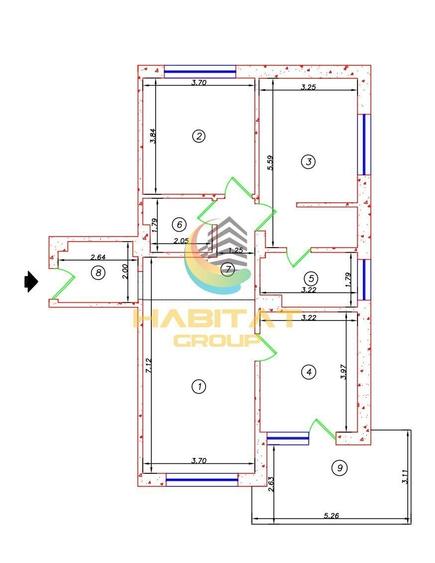 Apartament 3 camere / 102.8 mp - 12