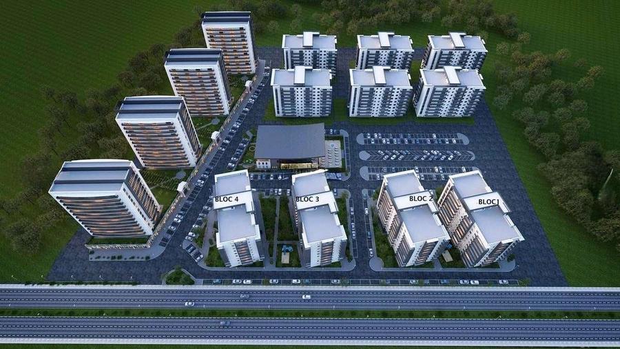 Apartament cu 2 camere semidecomandat, mobilat în Hărmanului