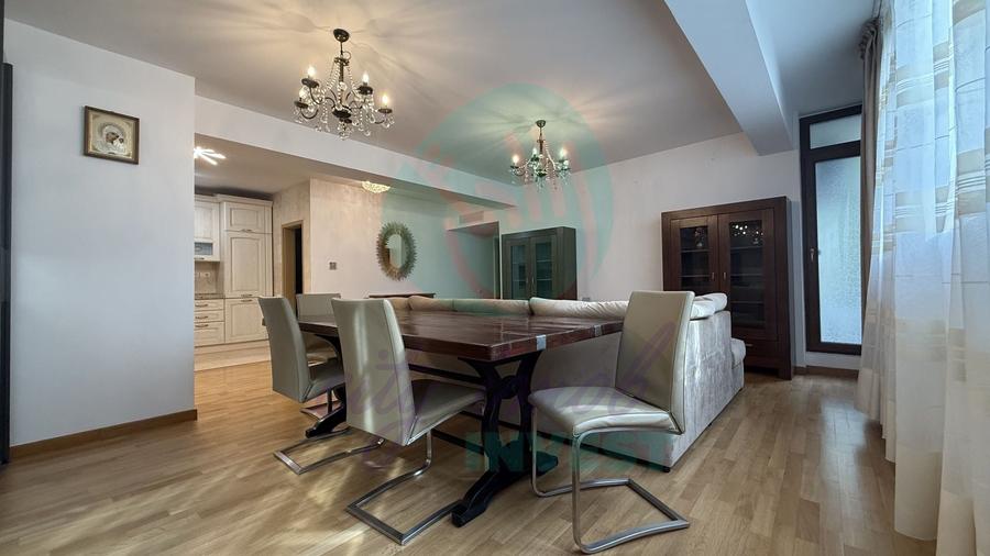 Apartament cu 3 camere semidecomandat, mobilat în Kiseleff