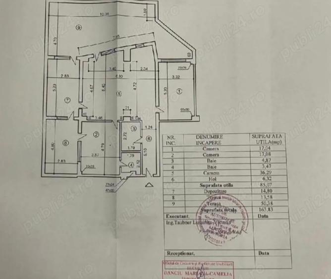 Apartament cu 3 camere semidecomandat, mobilat în Bucureștii Noi