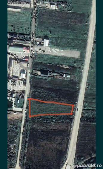 Teren de 3400 mp, în Centura