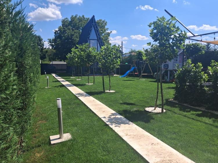 Casă individuală cu 8 camere cu Piscina în Grădiștea
