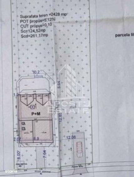 Casă cu 4 camere cu Teren 2311 Mp în Pădureni