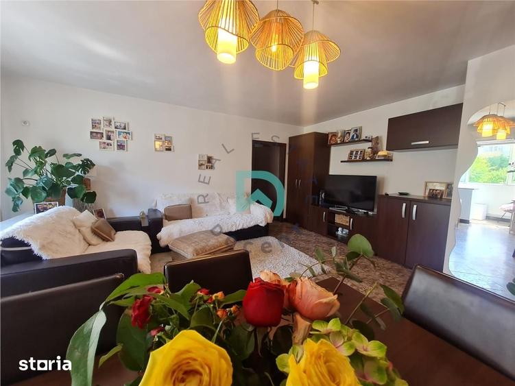 Apartament cu 2 camere semidecomandat, mobilat în Valea Cetății