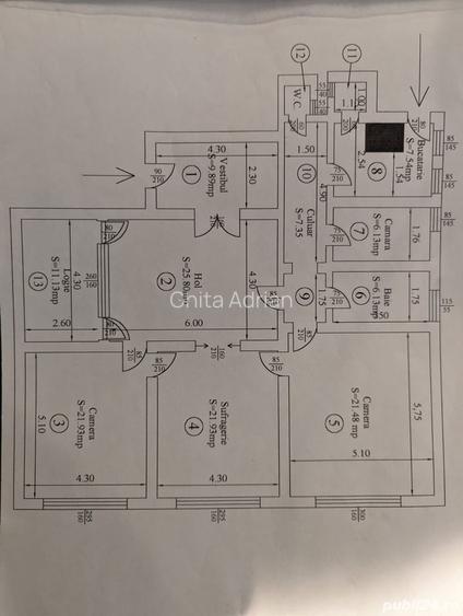 Apartament de inchiriat persoana sau firma Apartament de inchiriat persoana sau firma