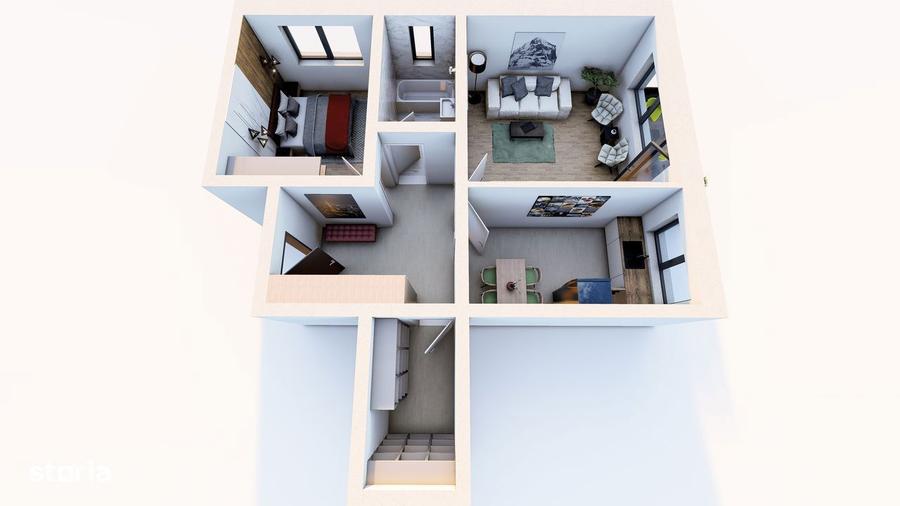 SUPER OFERTA!Apartament 2 camere, 60mp, 86 814 euro, parcare inclusa. - 10