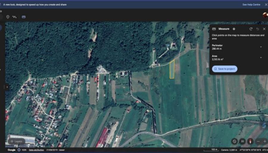 Vand 3300 m2 teren in statiunea turistica Gura Humorului , Bucovina - 1