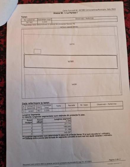 Teren municipiul Satu Mare 3200mp - 2