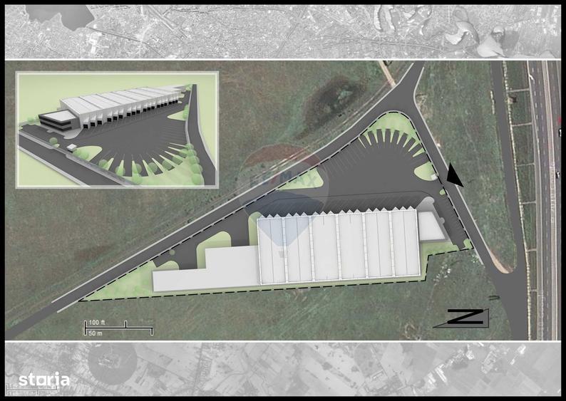 Teren 2Ha Drumul Intre Tarlale - A2, pretabil hale + birou - 9