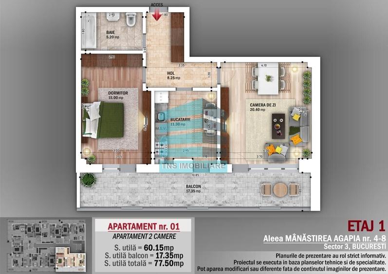 2 Camere, Spatioase si Luminoase, Metrou, Nicolae Grigorescu - 5