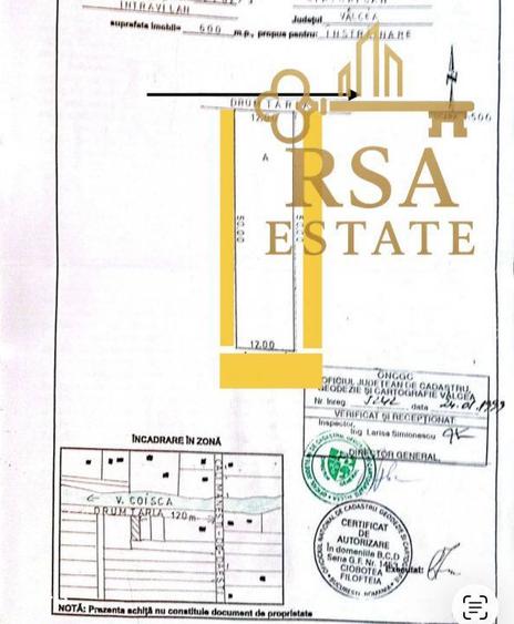 Teren intravilan 600 mp Calimanesti vedere munte, zona linistita - 1
